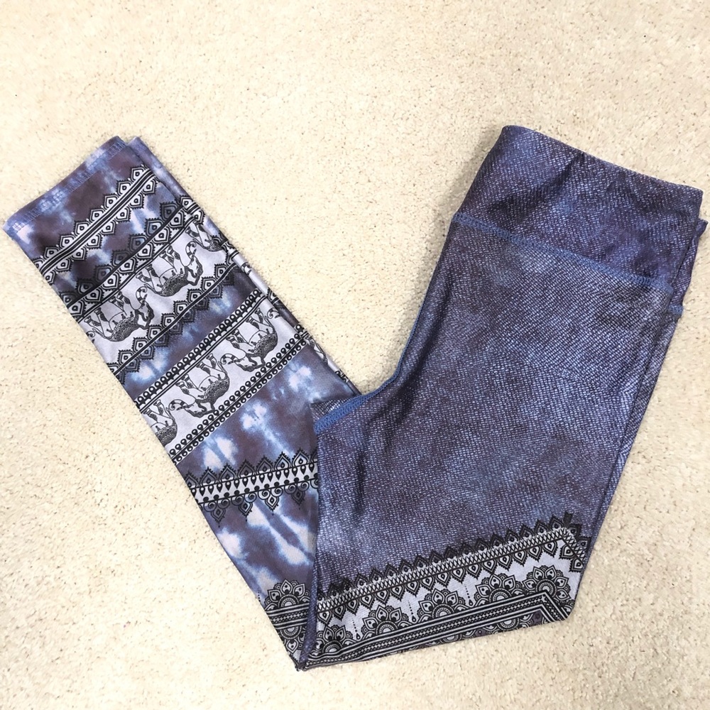 Evolution And Creation Elephant Printed Yoga Pants - image 6